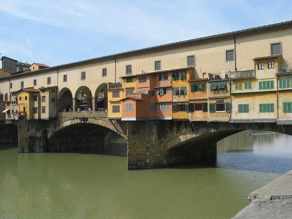 Мост понте веккьо (ponte vecchio ) во флоренции: история