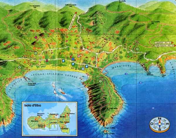 Остров эльба; расположение на карте, как добраться