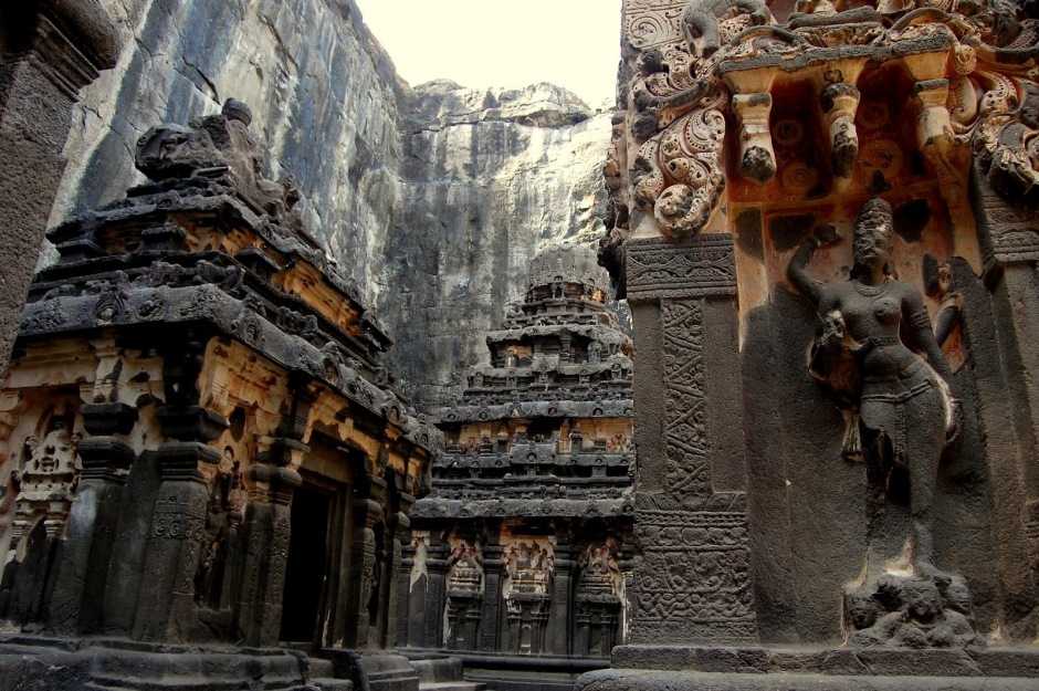 Эллора, индия: самый внушительный пещерный храм страны