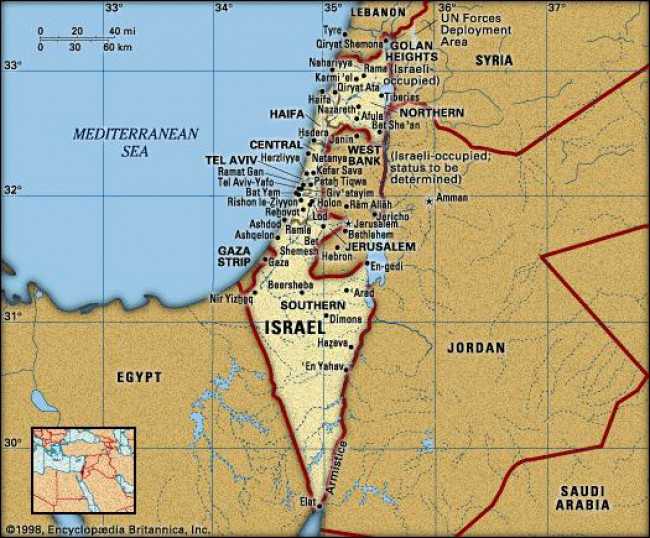 Карта израиля на русском, карта курортов израиля