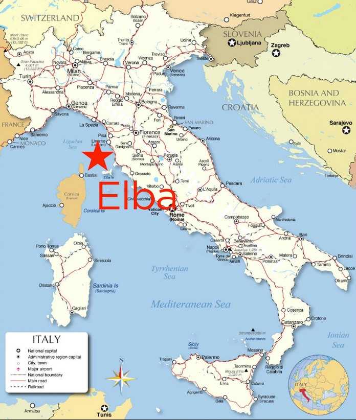 Все об острове эльба в италии: где находится на карте, достопримечательности