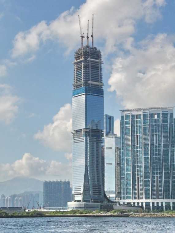 Небоскреб жемчужина в гонконге icc tower и другие небоскребы