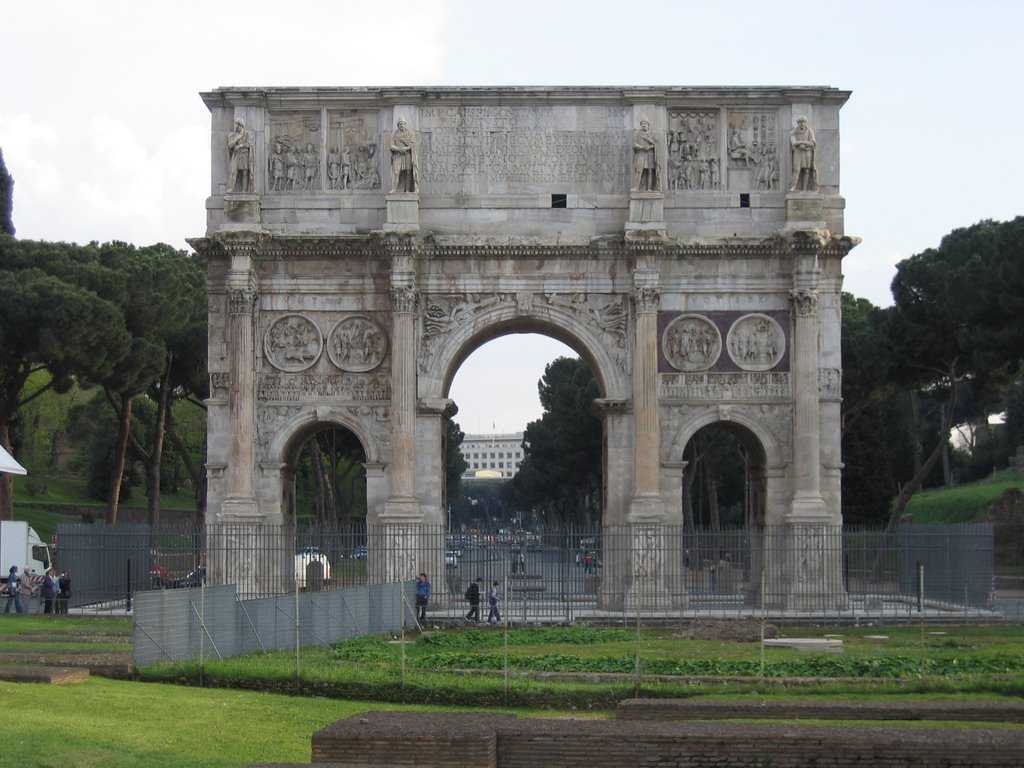 Триумфальные арки в древнем риме: константина, тита, септимия севера