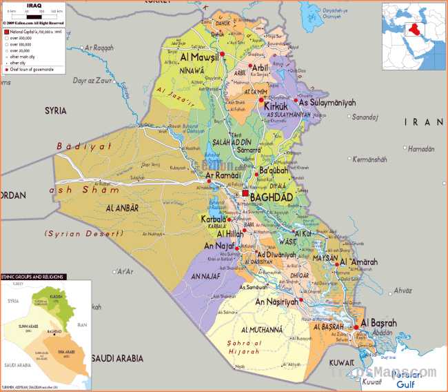 Карта сирии на русском языке