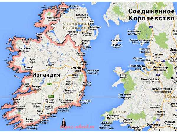Интерактивная карта ирландии - поиск достопримечательностей | походные и велосипедные маршруты