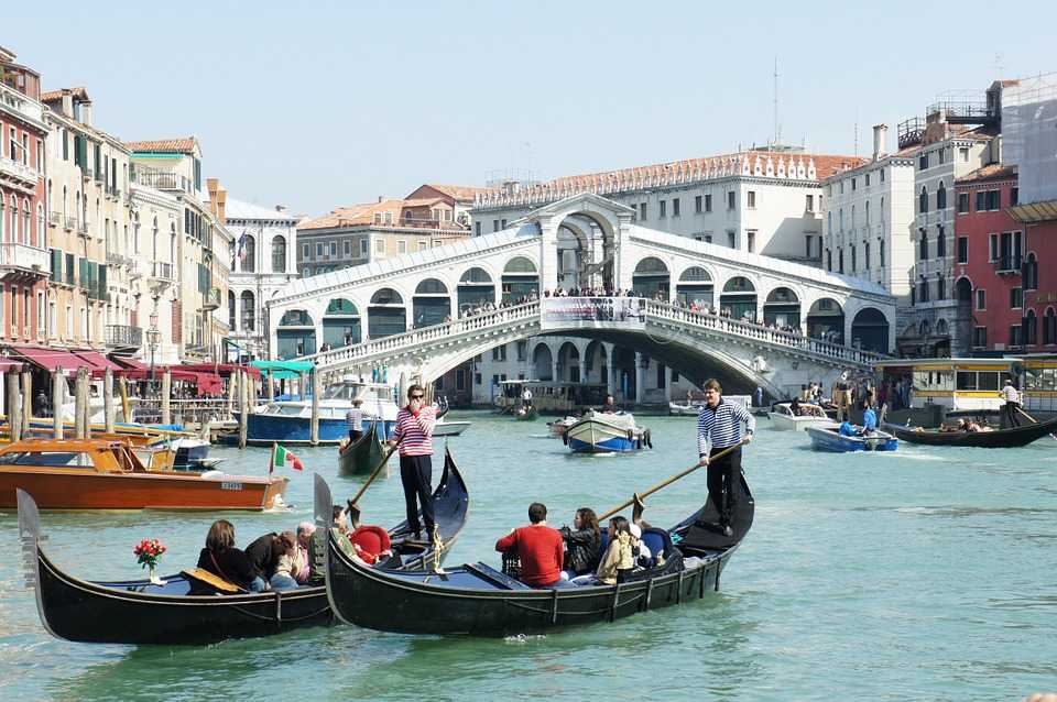 Основные каналы венеции