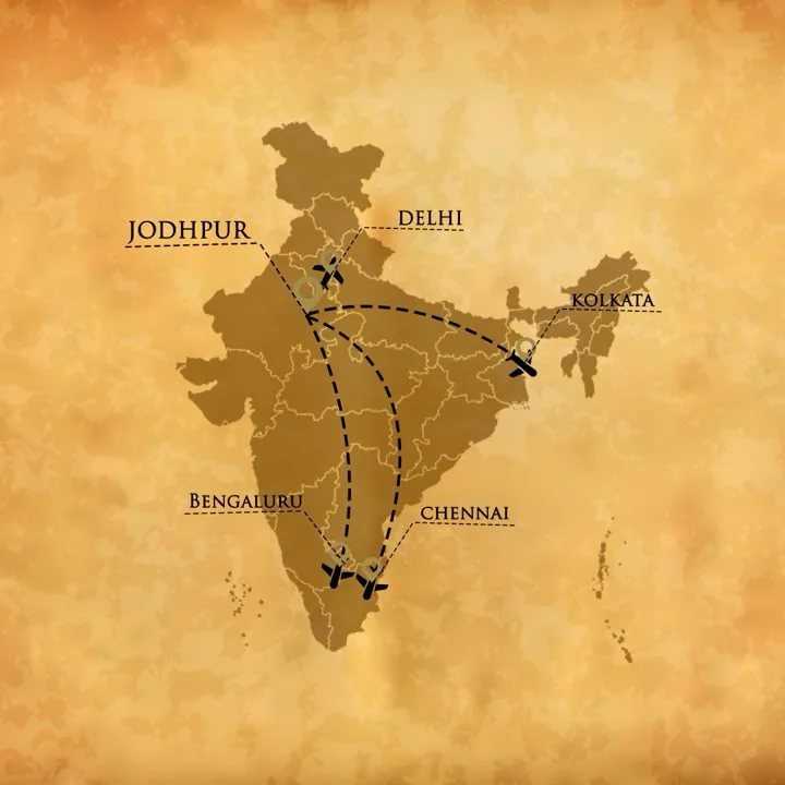 Узнай где находится Дворец Умайд-Бхаван на карте Джодхпура (С описанием и фотографиями). Дворец Умайд-Бхаван со спутника