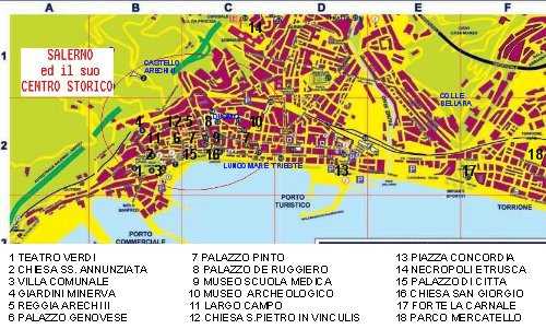 Салерно (италия): достопримечательности, как добраться, карта