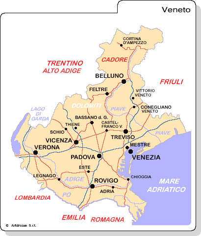 Венето: история, природа, виллы, достопримечательности