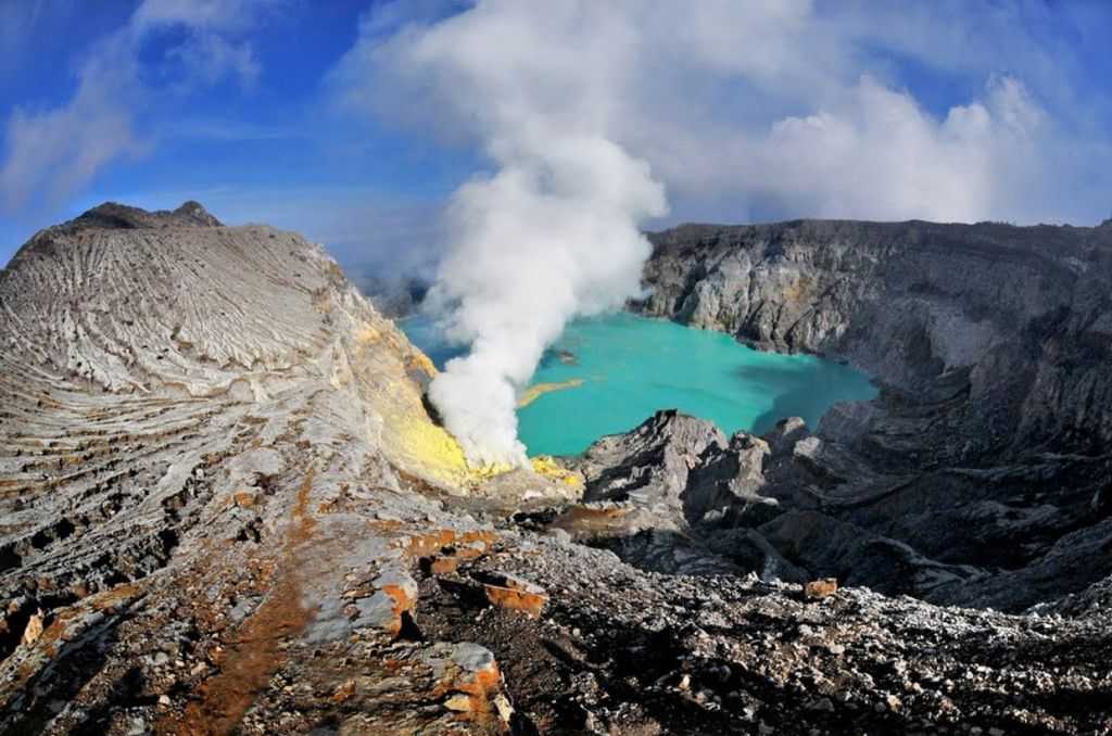 Остров ява в индонезии с удивительным вулканом!