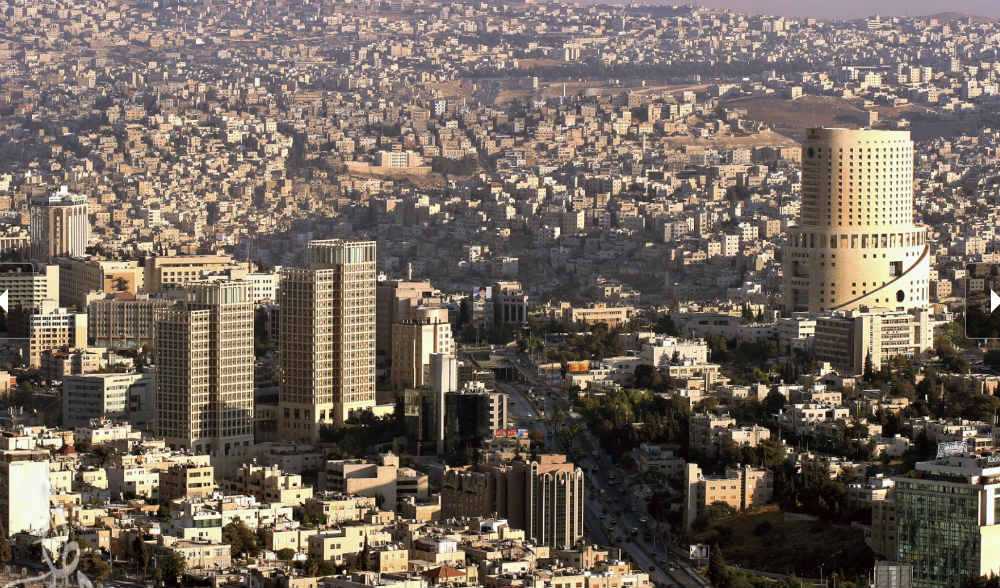 Город амман – столица иордании