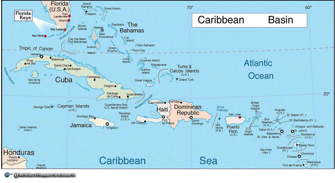 Карибское море. история, пираты, флора и фауна, туризм