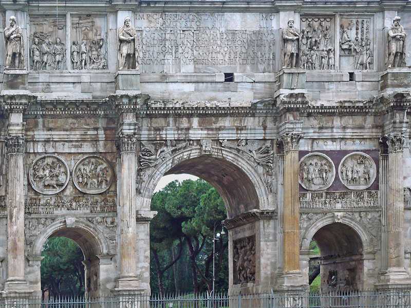 Триумфальная арка императора тита в риме