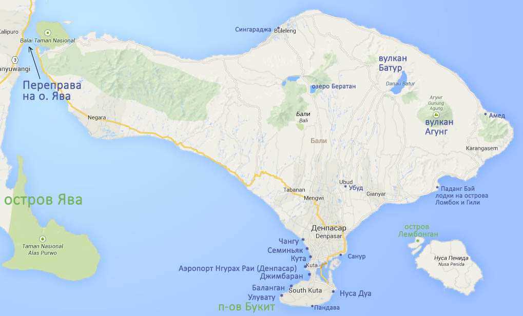 Карта о. бали. бали на карте мира, где этот чудный остров?