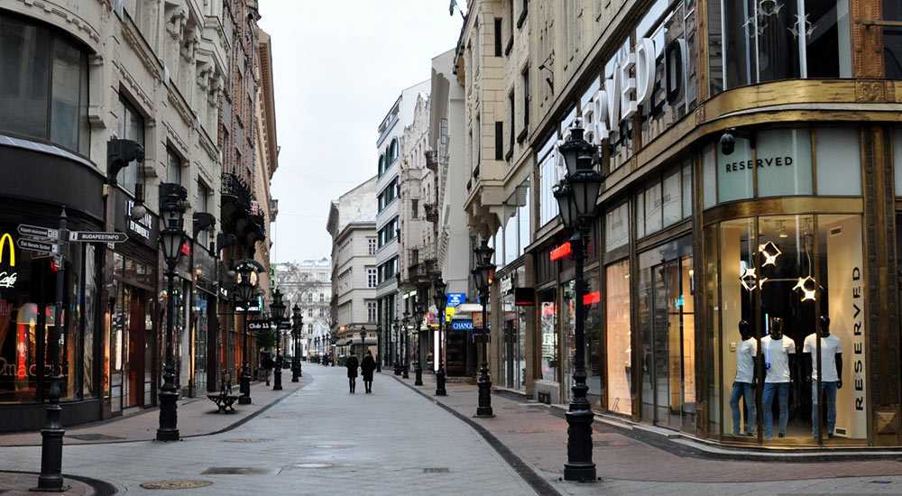 Улица ваци в будапеште (váci utca)