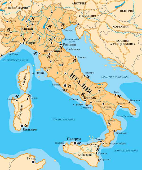 Сицилия карта на русском языке с морями. сицилия карта достопримечательностей. обзорная экскурсия по острову