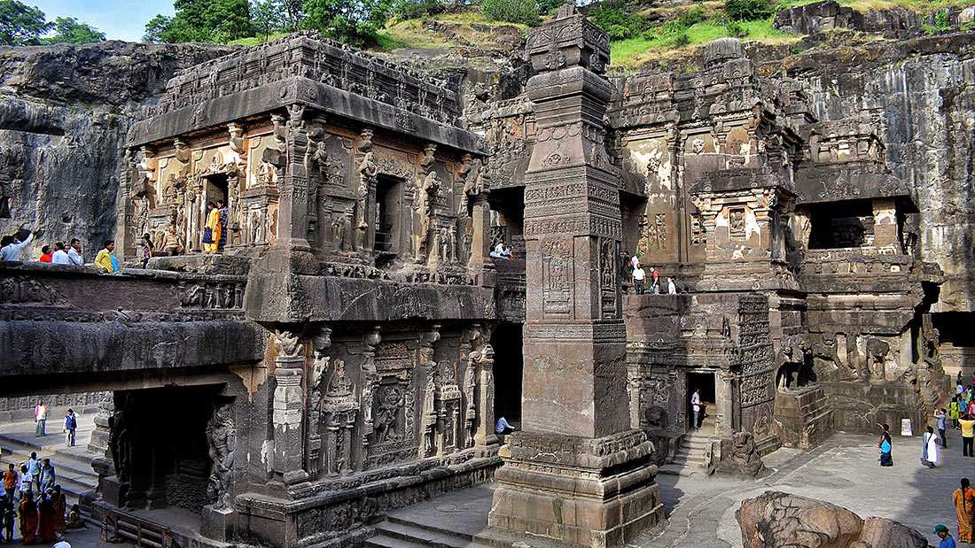 Эллора, индия: самый внушительный пещерный храм страны