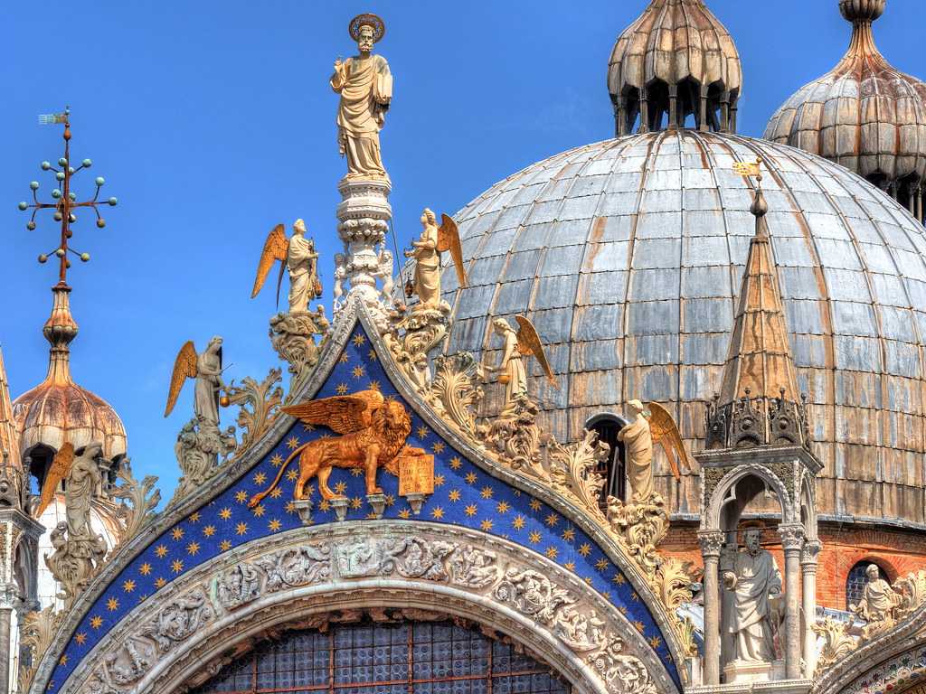 Площадь сан марко (святого марка) в венеции. италия