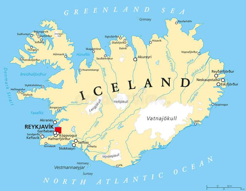 Где находится исландия на карте мира и обзор достопримечательностей