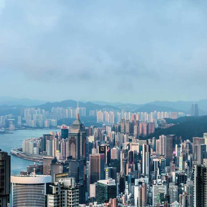 Узнай где находится Пик Виктория на карте Гонконга (С описанием и фотографиями). Пик Виктория со спутника