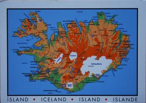 Где находится исландия на карте мира и европы