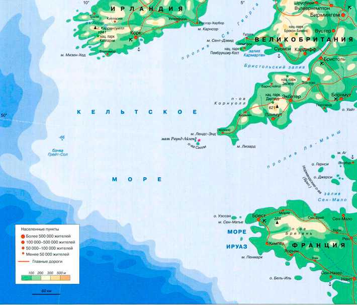 Узнай где находится Ирландское море на карте Ирландии (С описанием и фотографиями). Ирландское море со спутника