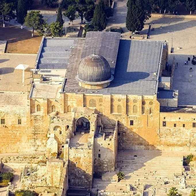Узнай где находится Мечеть Аль-Акса на карте Иерусалима (С описанием и фотографиями). Мечеть Аль-Акса со спутника