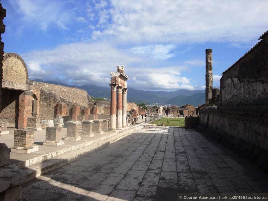 Фотоотчет - посещение древнего города помпеи и везувия, италия