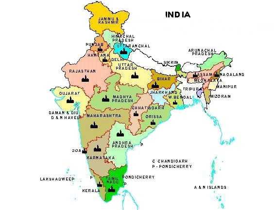Штаты индии: список, краткая информация