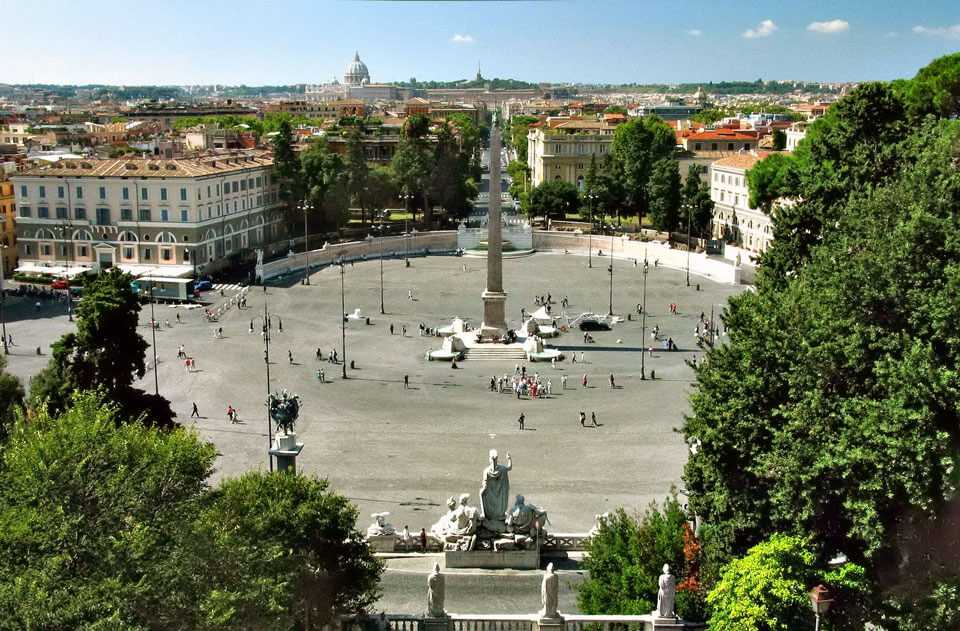 Пьяцца дель пополо - piazza del popolo - abcdef.wiki