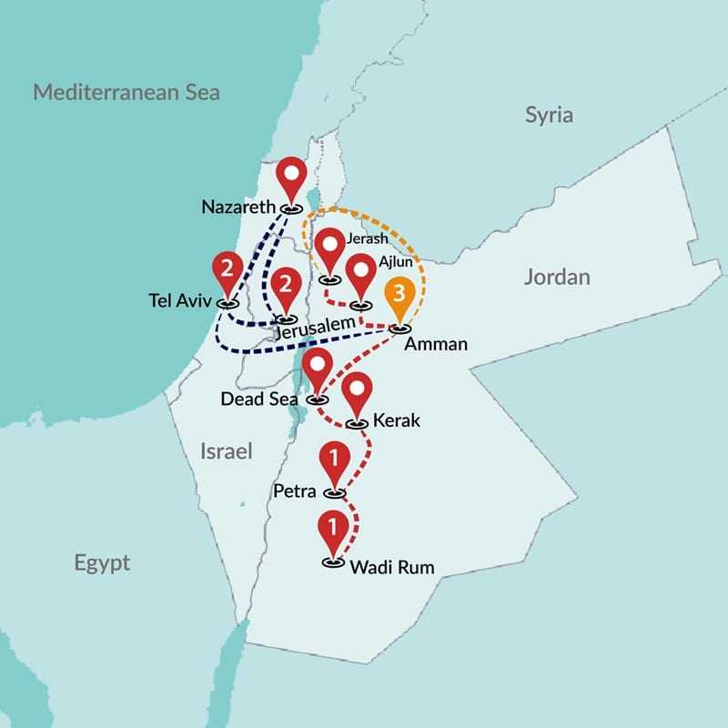 Карта аммана