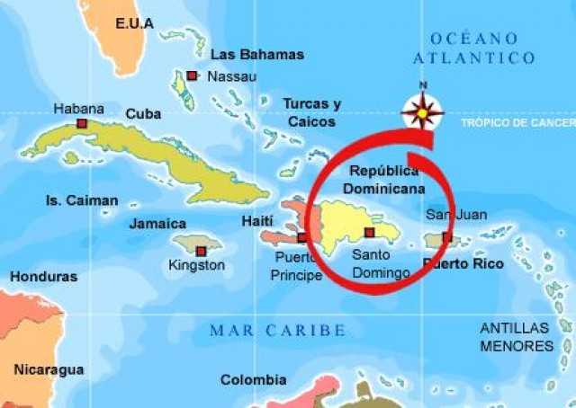 Где находится остров гаити на карте мира