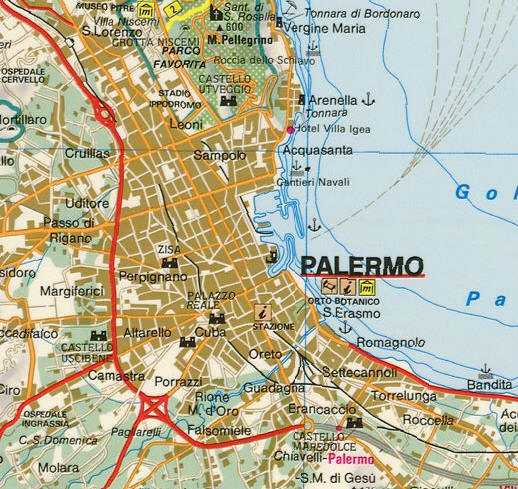 Достопримечательности палермо. фото, описание, карта.