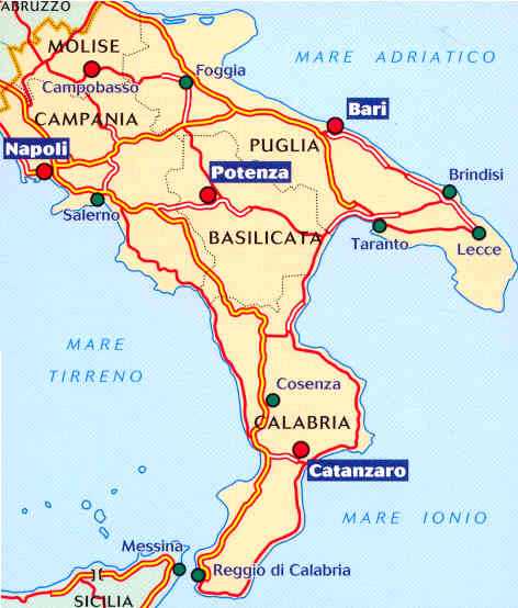 Salerno map - campania, italy - mapcarta