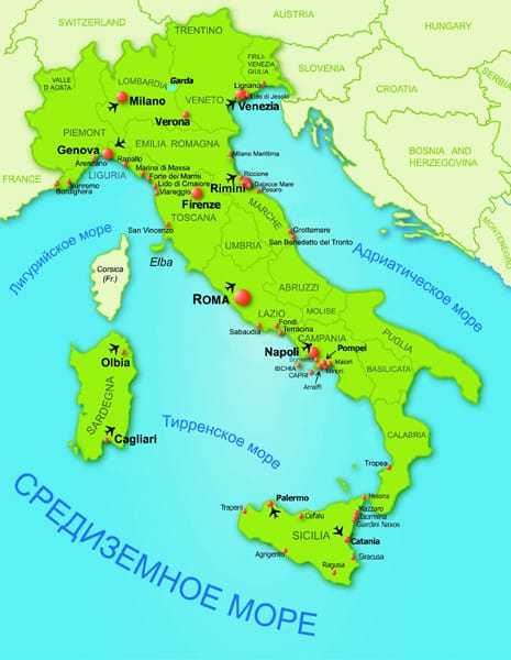 Италия -  государство на юге европы омываемое с трех сторон. отдых в италии. рим, венеция, флоренция, ватикан путешествие по стране во время отпуска.