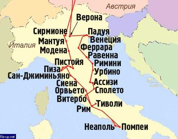 Карта вероны на русском языке: достопримечательности, магазины, рестораны