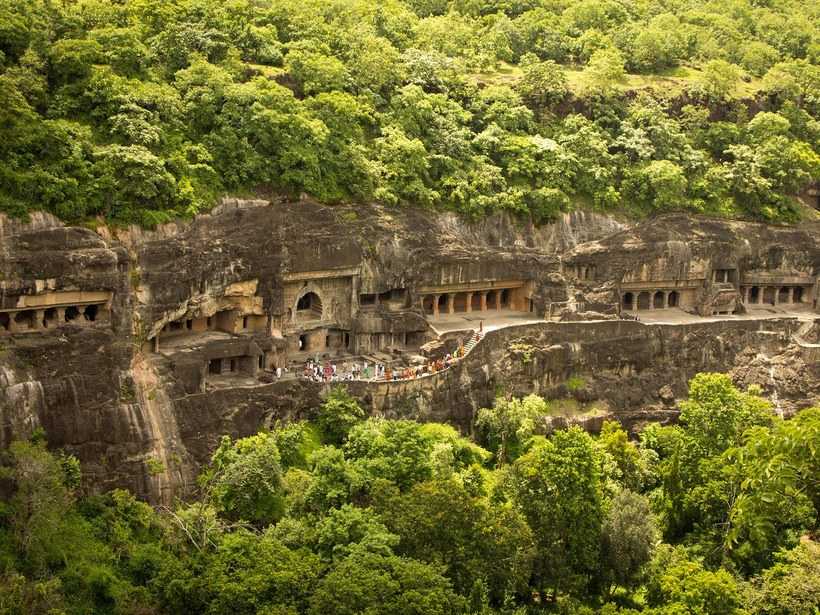 Аджанта — храмовые пещеры индии | достопримечательности | багира гуру