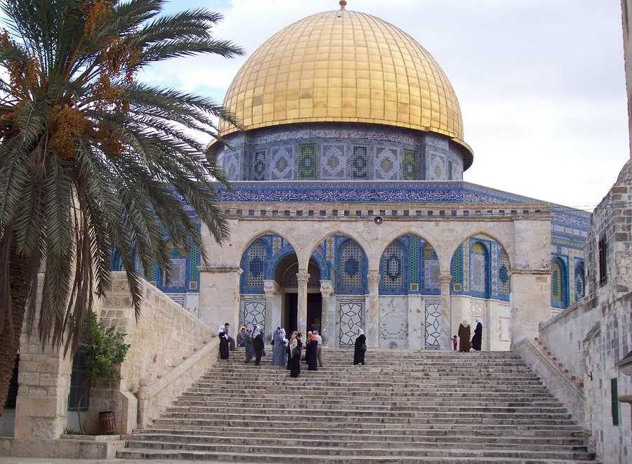 Узнай где находится Мечеть Купол Скалы на карте Иерусалима (С описанием и фотографиями). Мечеть Купол Скалы со спутника