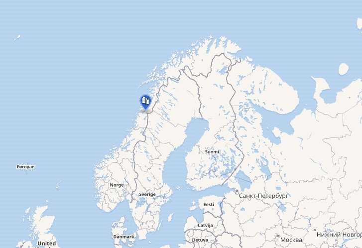 Норвегия где на карте