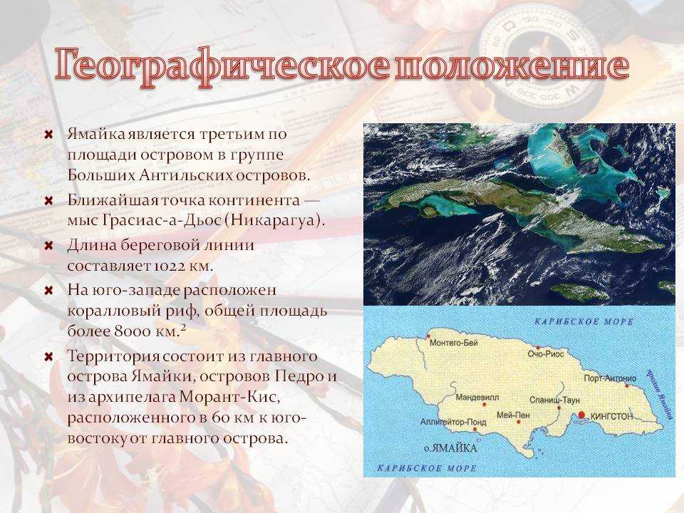 Где находится ямайка - на карте мира, в какой стране, остров на русском