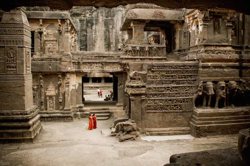 С индией на равных. часть 5. пещерные храмы аджанты