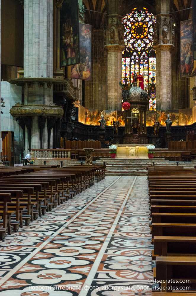 Миланский собор в милане — плейсмент