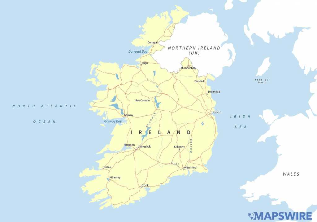 Поиск тур-объектов на карте ирландии