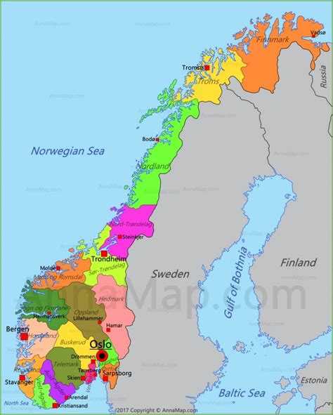 Где находится норвегия на карте мира | интересное о норвегии