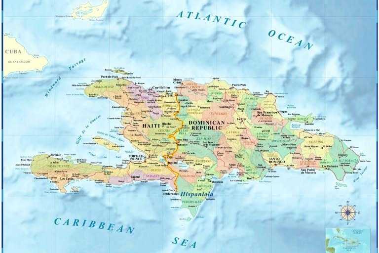 Где находится остров гаити на карте мира