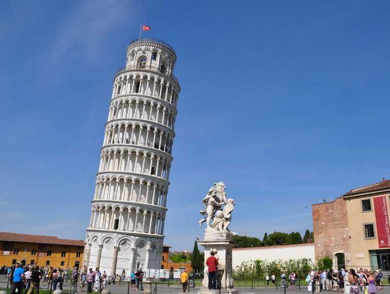 Пизанская башня - падающая эмблема италии