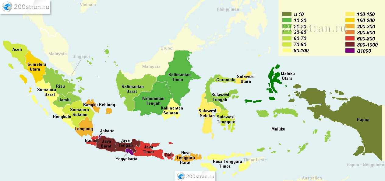 Индонезия ️ географическое положение, общая характеристика, численность населения, форма правления, климат, развитие экономики, ресурсы, достопримечательности страны