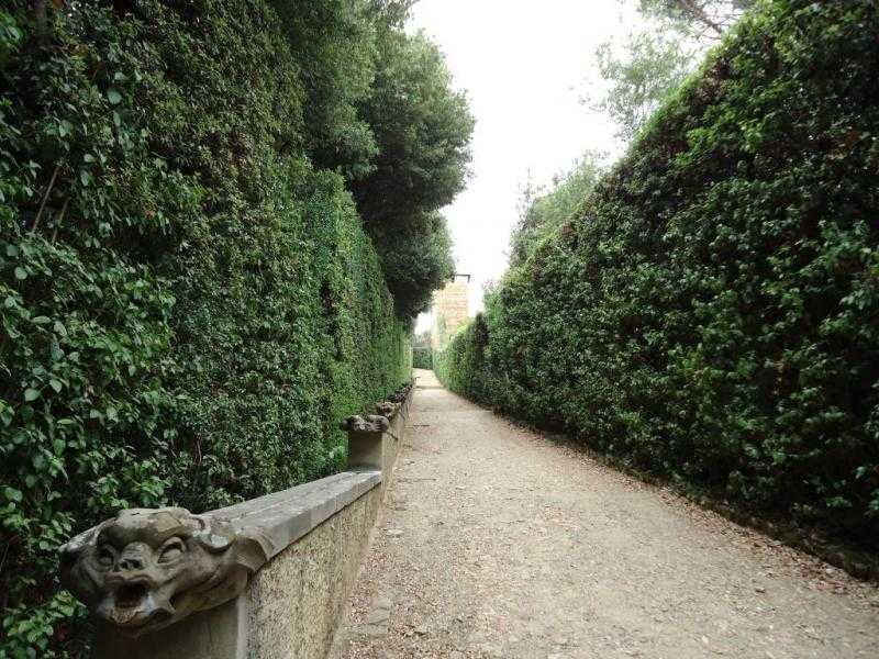 Сады боболи в городе флоренция